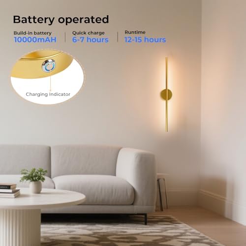 Rechargeable Wall Light Detachable Wireless Dimmable 1 Pack 360°Rotate - Image 4