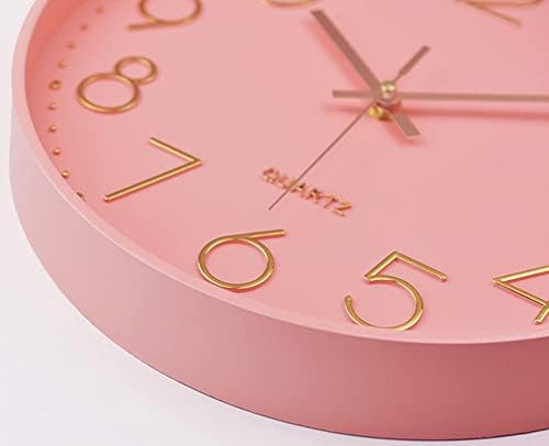 12 in Wall Clock Non-Ticking Quartz Silent Battery Operated Round Clocks Home - Image 2