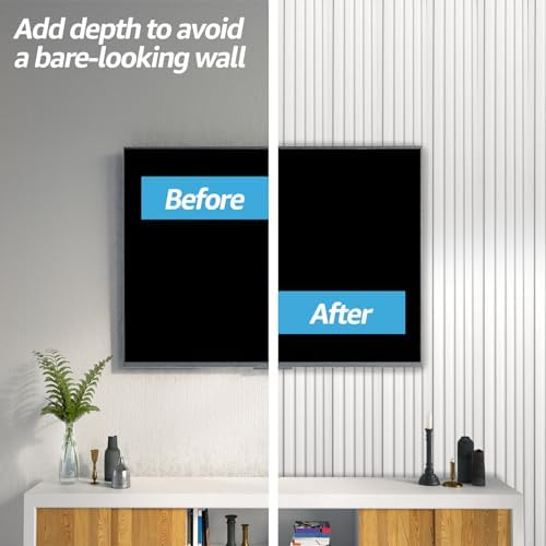 Art3d 108 x 6 in WPC Wood Slat Wall Panels, 3D Wall Accents - Image 4