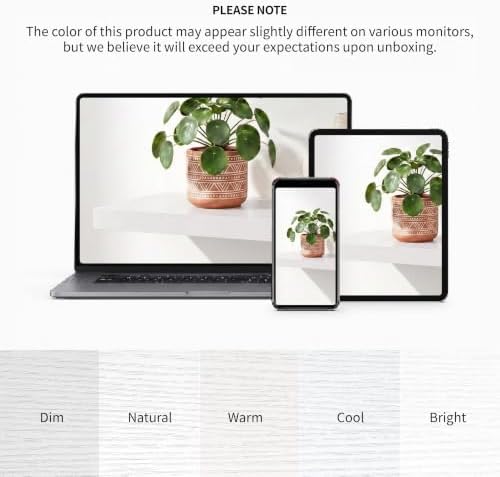 White Floating Shelves for Wall, 12 Inch Wooden Shelves Set of 3 - Image 6