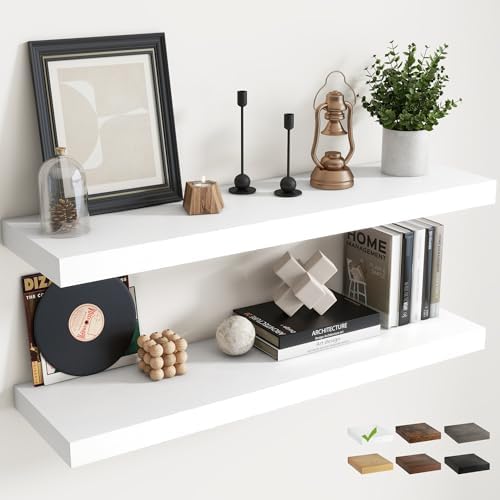 40 Inch Floating Shelves for Wall by Marsmiles
