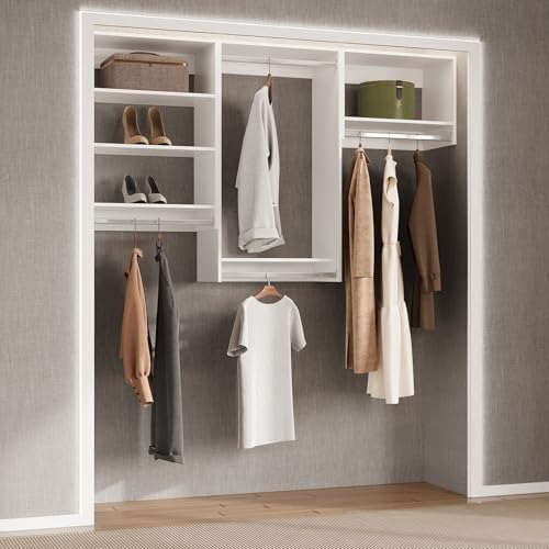 Modular Closet, Wood Tower Storage - Image 3
