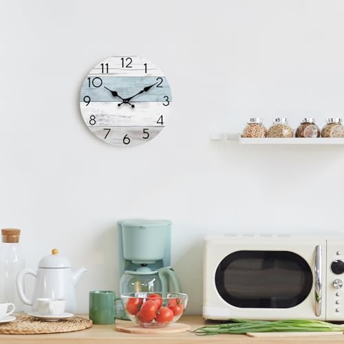 KECYET 12 Inch Wall Clock, Silent Battery Operated Analog Clock - Image 5
