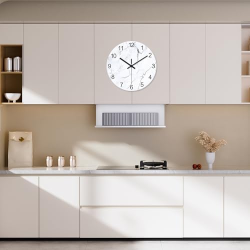 Marble Glass Wall Clocks Battery Operated 16 Inch - Image 5