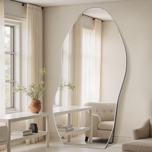 Antok Irregular Full Length Mirror, Standing Hanging Leaning Irregular Mirrors by AntokMirror