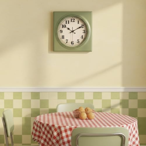 Vintage Wall Clock 1950s Style - Image 4