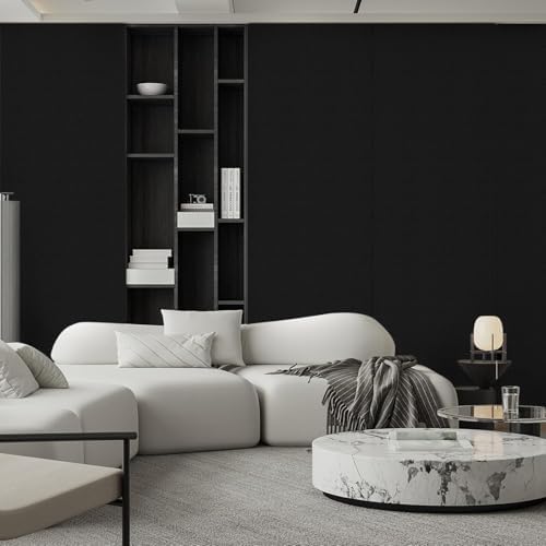 Black Peel and Stick Wallpaper Self-Adhesive Contact Paper Tear Resistant - Image 6