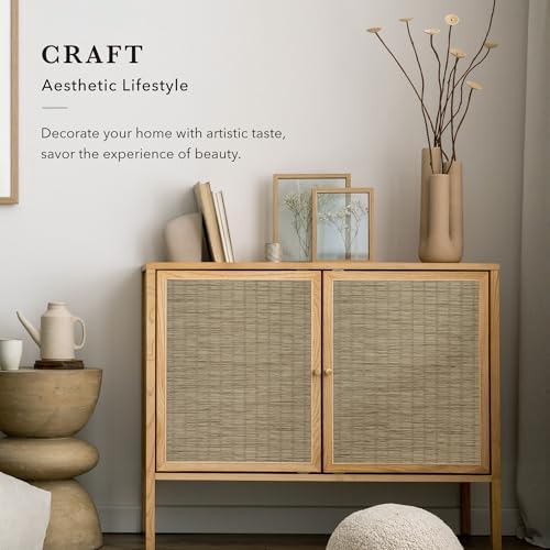 GoDear Design Faux Grasscloth Wallpaper, Tranquility - Image 2