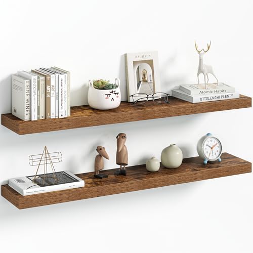 Vivelove 36 Inch Floating Shelves Wall Mounted by VIVELOVE