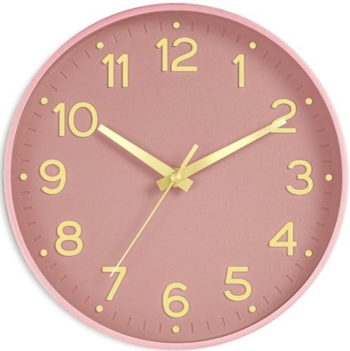Roymnie 12 Inch Wall Clock Battery Operated Silent Non Ticking Analog by Unknown