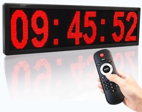 XW big oversized clock/timer 28", indoor and outoor use, by XWtrendingLED