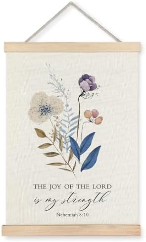 Supwhd Christian Wall Decor, the Joy of the Lord is My Strength Bible Verses by Homedecoration