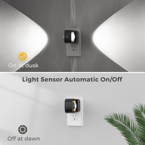 L LOHAS LED Night Light Projector, Night Lights Plug into Wall Light Sensor - Image 2