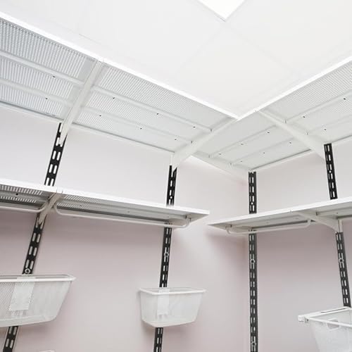 MorningRo 12 Pack 60" Dual Track Shelving Rail, Dual Slot Upright - Image 6