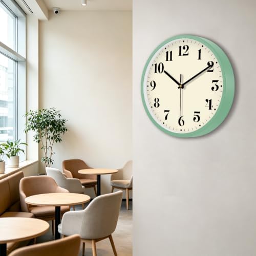 8" Small Silent Wall Clock - Image 7