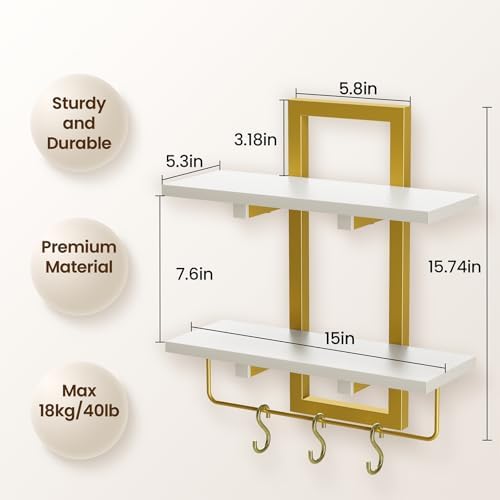 Creso hom Wood Floating Shelf - Image 2