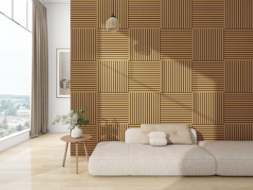 8PCS Wood Slat Acoustic Panels, Soundproof Wall Panels - Image 7