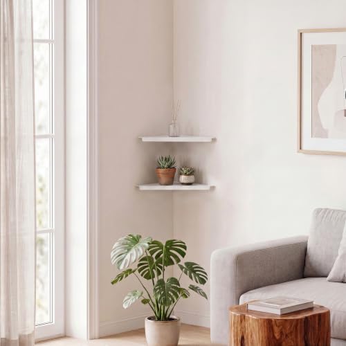 Small Corner Floating Shelf Wall Mounted - Image 2