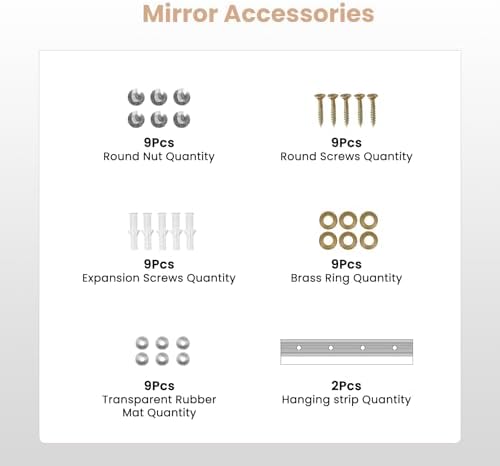 pertetey 48 x 30 in Home Gym Mirror - Image 4