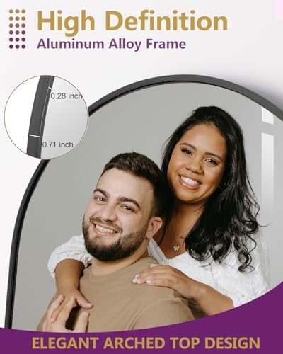 77"x38" Extra Large Arched Full Length Mirror - Image 4