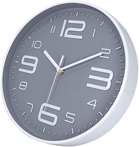 45Min 10 Inch 3D Number Dial Face Modern Wall Clock, Silent Non-Ticking Round - Image 3