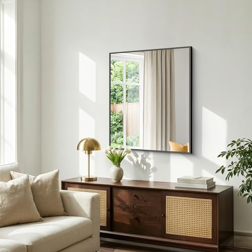 30"x36" Bathroom Mirror for Over Sink, Large Black Rectangle Mirrors for Wall - Image 6