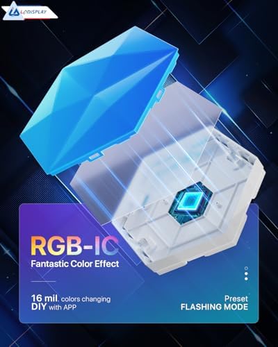 10 Pack Hexagon Led Lights, 110cm Smart Hexagon Light Panels, Hexagon Wall - Image 3