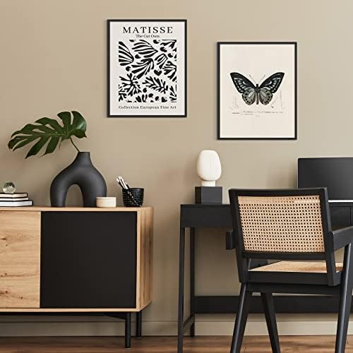 Habseligkeit Butterfly Master Wall Art Prints, Abstract Matisse Wall Art - Image 6