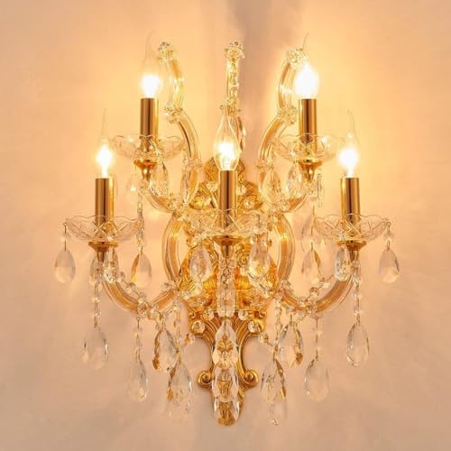 YLONG-ZS Large Modern Crystal Wall Lights - Image 2