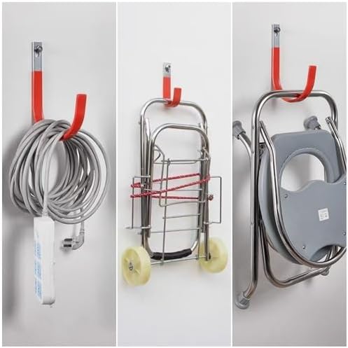 2Pcs Heavy-Duty wall Flat Iron Hooks - Image 2