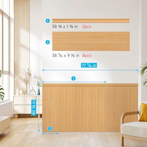 Wainscoting Panels, PS Beadboard Wall Panel Kit - Image 3