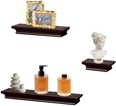 AHDECOR Modern Storage Floating Shelves, Espresso Brown - Image 6