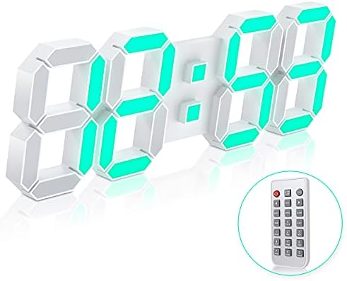 15" Larger 3D LED Wall Clock by HOME