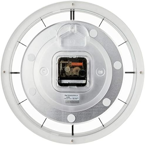 SEIKO QXA520WLH Metal Non Ticking Wall Clock, 11 Inch - Image 3