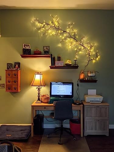 Lighted Willow Vine with Remote Control On/Off Timmer Dim, 7.5Ft Christmas - Image 4