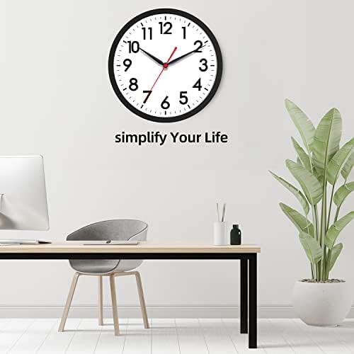 AKCISOT 18 Inch Wall Clock, Silent Battery Operated Analog Clock - Image 4
