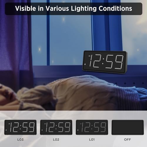 Peakeep Battery Operated Digital Alarm Clock - Image 4