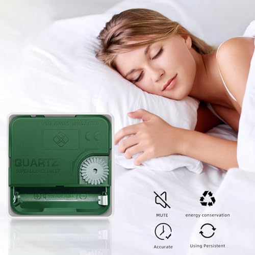 TIMESS 11-Inch Silent Non-Ticking Analog Wall Clock - Image 5
