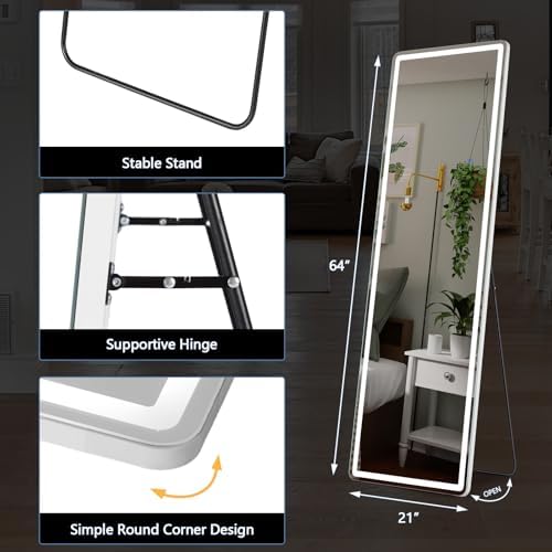 DUMOS Full Length Mirror with Light - Image 2