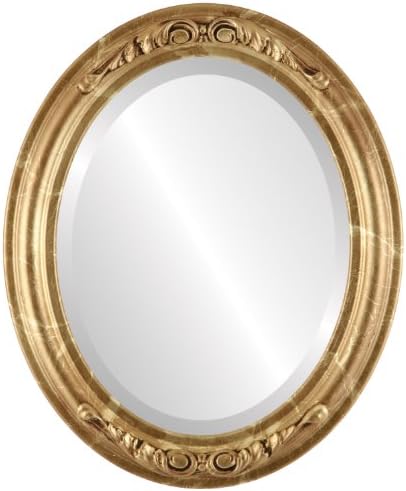 OVALCREST Oval Beveled Wall Mirror by OVALCREST