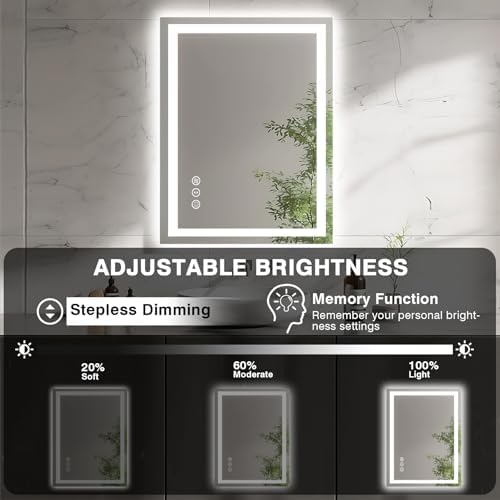 EchosLife 20"x28" LED Bathroom Mirrors - Image 5