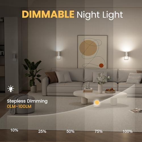 VOLISUN Night Lights Plug into Wall, Dimmable LED Nightlight - Image 3