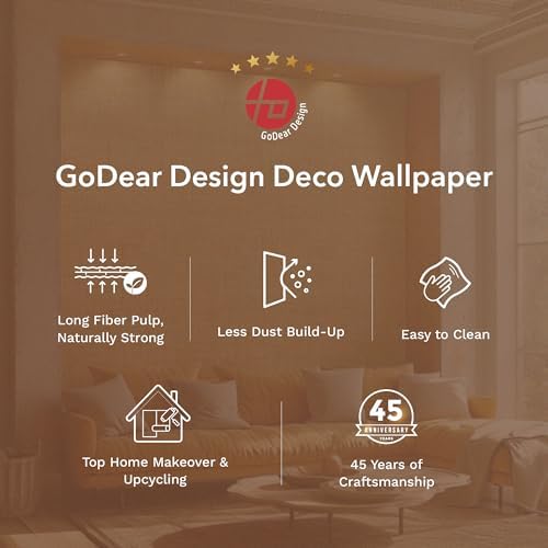GoDear Design Jute Grasscloth Wallpaper - Image 5