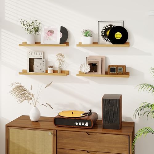 Dreamland Picture Ledge Shelf for Wall, Floating Shelves Set of 2, 24 Inch Long - Image 2