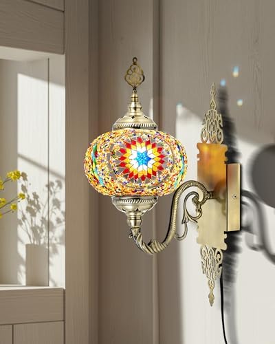 Baquler Turkish Moroccan Plug in Wall Sconce Lamp - Image 4