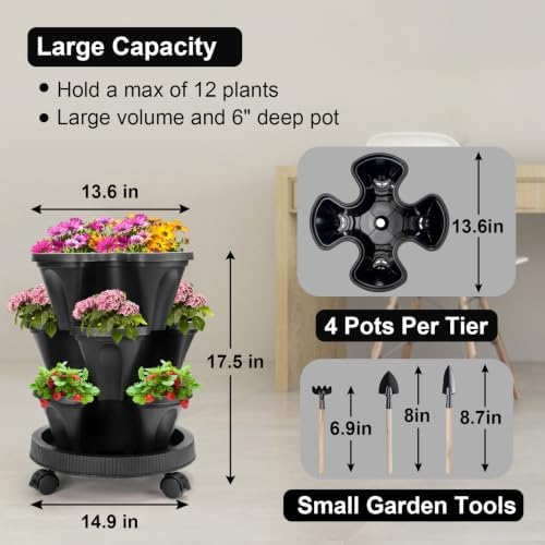 GameXcel Vertical Planter Tower - Image 6