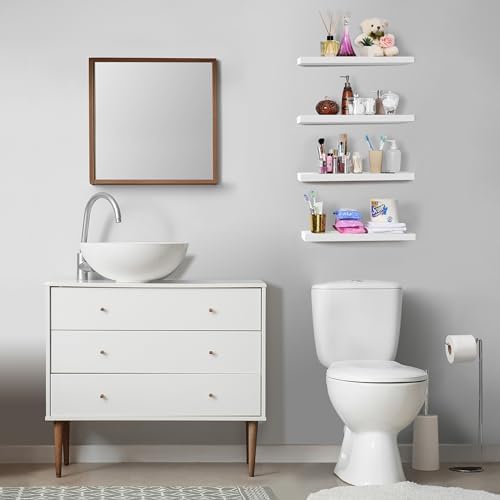 Sorbus Floating Shelves for Wall, Wood Wall Storage - Image 2