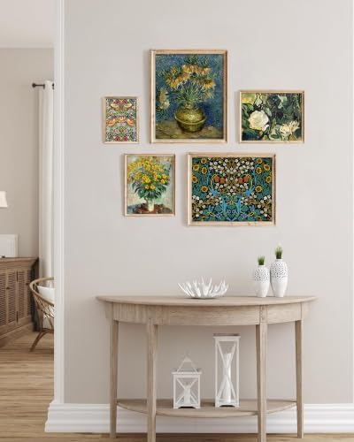 Vodefoad William Morris Prints Set of 5, Vintage Eclectic Flower Gallery Wall - Image 3