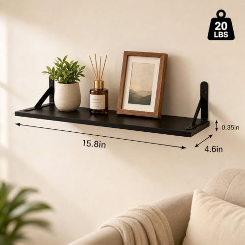 Floating Shelves for Wall Set of 5 - Image 3
