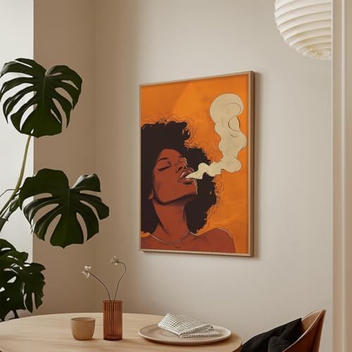 Black Woman Art African American Women Black Girl Wall Art 16x24IN Unframed - Image 3